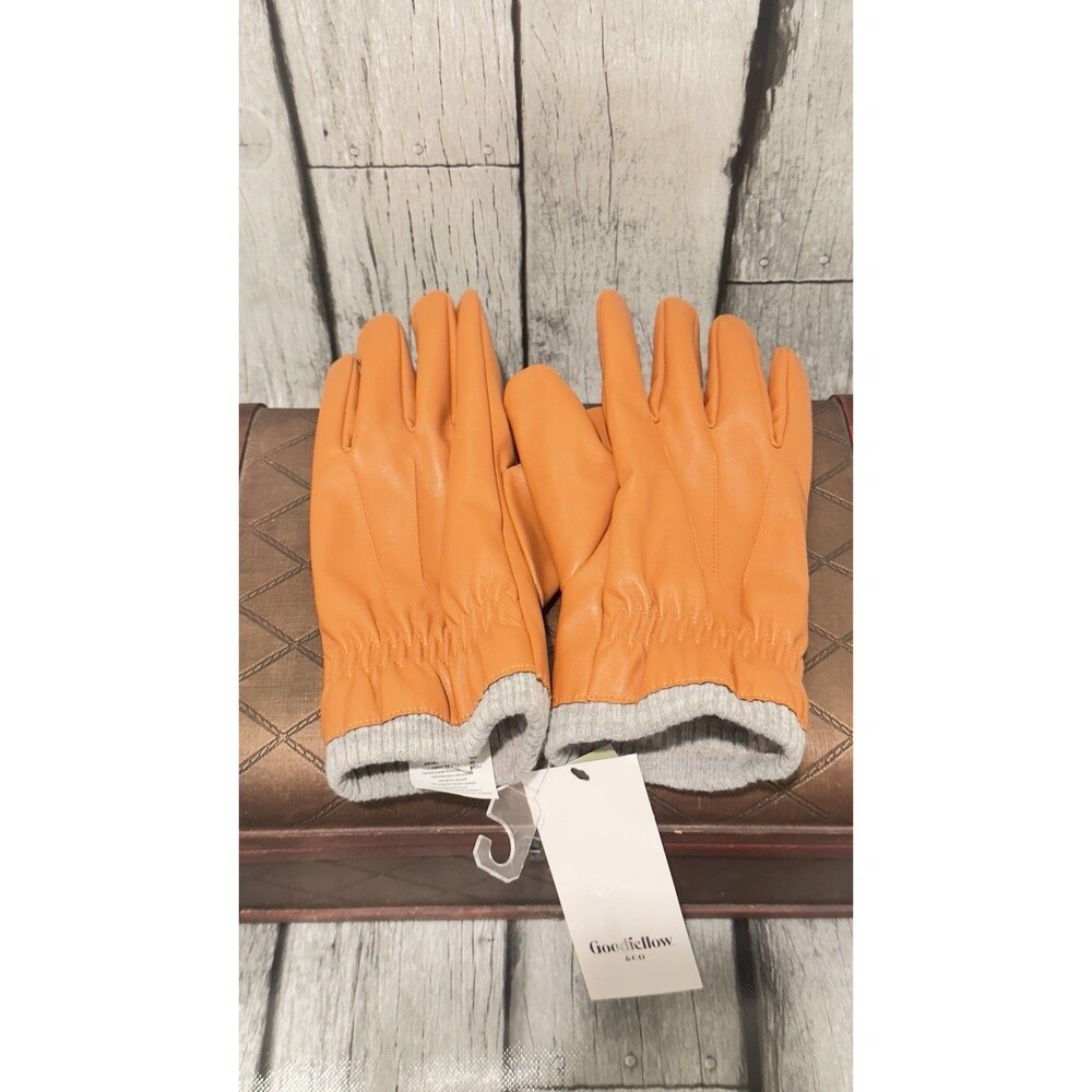 Goodfellow & Co Target Men's Brown Leather M/L Winter Gloves NWT